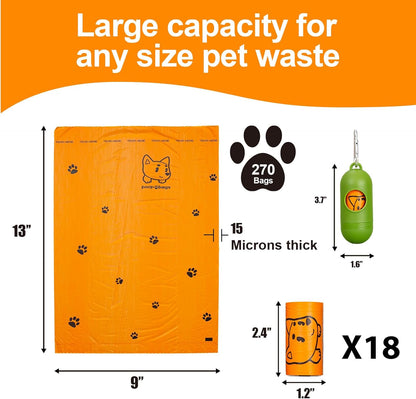 GOCOMFEX™ Leak-Proof Dog Poop Bags (270 Count)